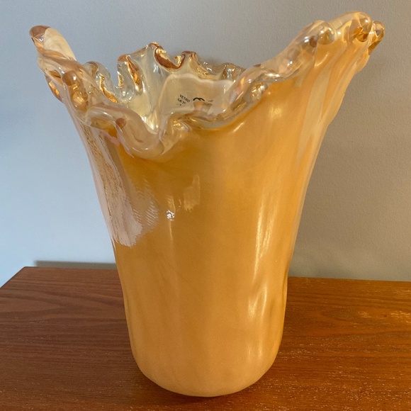 Murano-style Art Glass Vase by Tammaro Home - Handmade in Italy - Picture 1 of 16